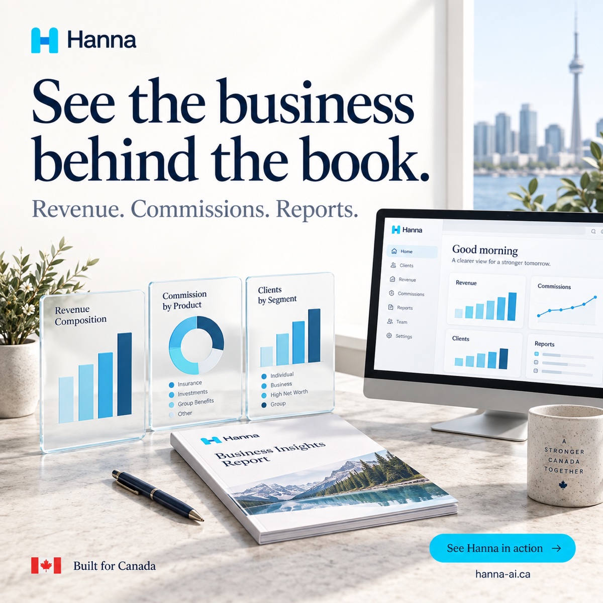 Revenue, commissions and reporting for financial firms